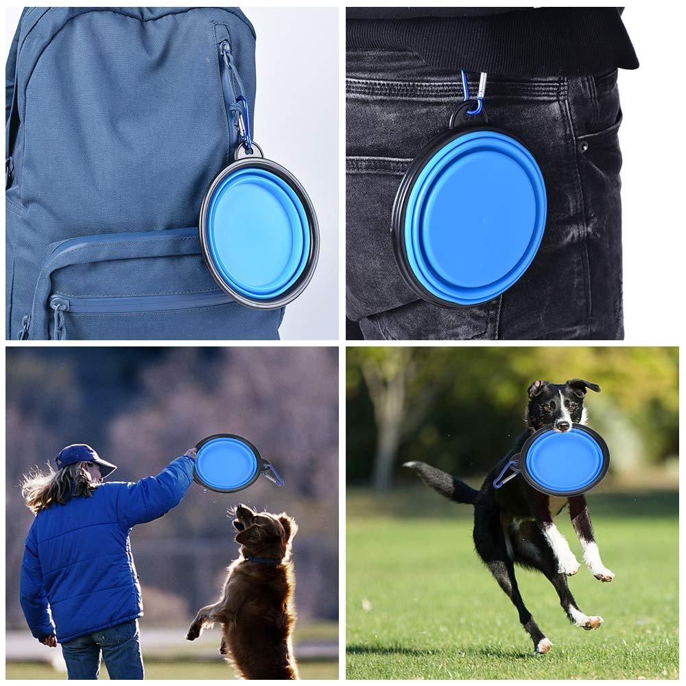 Foldable Silicone Pet Feed Bowl